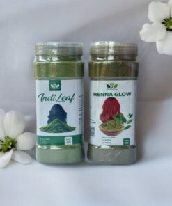 হেনা পাউডার (200gm) + ইন্ডিগো পাউডার (175gm) Combo Pack